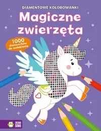Diamentowe kolorowanki. Magiczne zwierzęta