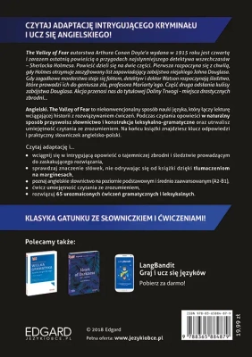 Angielski z ćwiczeniami. The Valley of Fear Poziom A2-B1