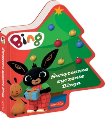 Świąteczne życzenie Binga. Bing. Książeczki kartonowe