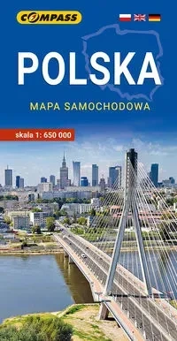 Polska - mapa samochodowa