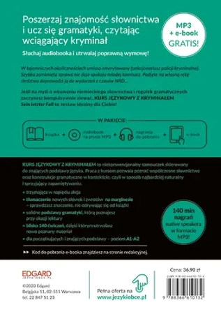 Niemiecki Kurs językowy z kryminałem. Sein letzter Fall. Ostatnie śledztwo