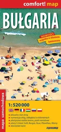 Comfort! map Bułgaria 1:520 000 mapa
