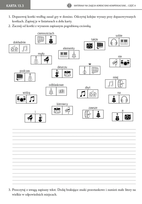 Materiały na zajęcia korekcyjno-kompensacyjne Część A