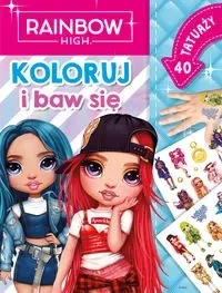 Rainbow High. Koloruj i baw się. 40 tatuaży