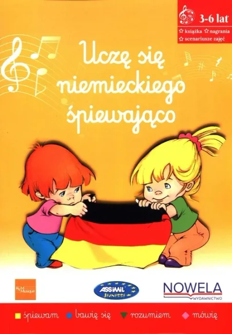 Uczę się niemieckiego śpiewająco 3-6 lat  Książka nagrania scenariusze zajęć
