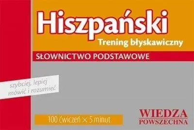 Hiszpański trening błyskawiczny słownik