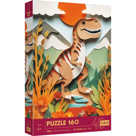 Puzzle 3D 160 40-lecie Trefl Dinozaur 40048
