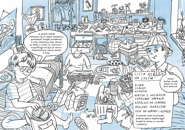 Kajak. Ćwiczenia przyrodnicze dla czterolatków. Mądrale