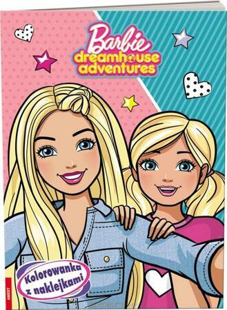 Barbie dreamhouse adventures Kolorowanka z naklejkami NA-1202
