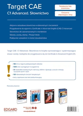 Angielski. Target CAE. Poziom C1 Advanced. Słownictwo. Target