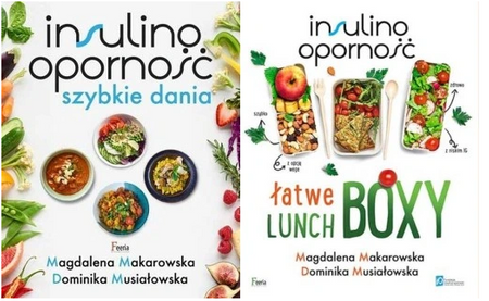 Zestaw 2w1 Insulinooporność szybkie dania + Łatwe lunchboxy