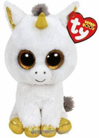 Beanie Boos Pegasus Biały Jedborożec 15 Cm