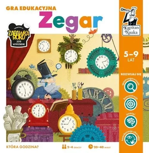 Gra edukacyjna zegar 