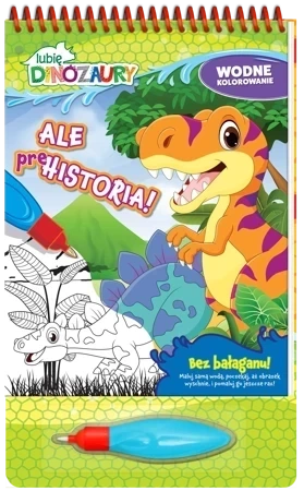 Lubię Dinozaury. Wodne kolorowanie