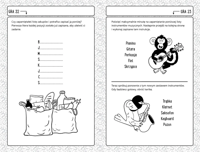 Nowe gry pamięciowe dla małych geniuszy