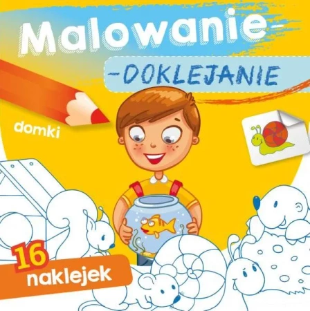 Domki. Malowanie-doklejanie