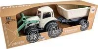 Traktor z ładowaczem i przyczepką 57 cm, kolor Soft Neutral PLASTO