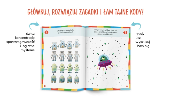 Łamigłówki dla 4-latka. Kapitan Nauka