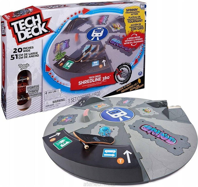 Tech Deck Shredline 360 Obrotowy Skatepark Zestaw