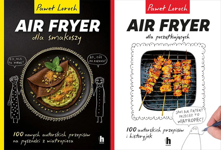 Zestaw 2w1 AirFryer dla smakoszy + Air Fryer dla początkujących