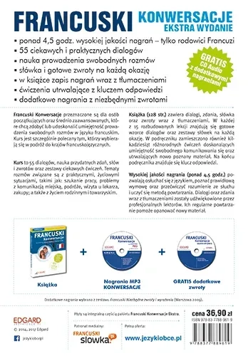 Francuski. Konwersacje Ekstra. Poziom A1-B1 + CD