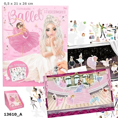 Zestaw z naklejkami Balet Top Model 13610A