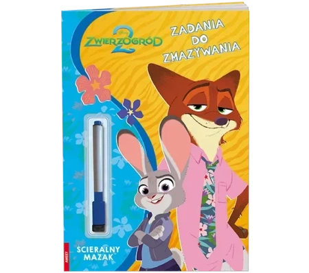 Disney Zwierzogród 2 Zadania do zmazywania PTC-9115