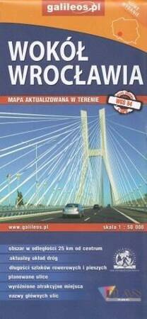 Wokół Wrocławia. Mapa 1:50 000