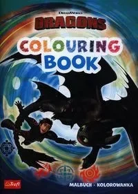 Jak wytresować smoka. Kolorowanka. Malbuch. Colouring book. How to train your Dragon