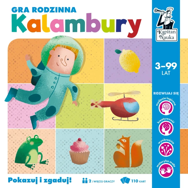 Gra rodzinna Kalambury Kapitan Nauka 