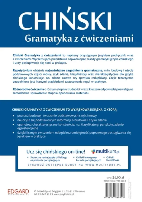 Chiński Gramatyka z ćwiczeniami