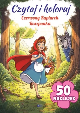 Czerwony Kapturek / Roszpunka. Czytaj i koloruj