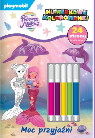 Moc przyjaźni. Princess Magic. Numerkowe kolorowanki