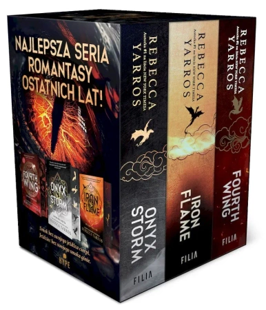 Pakiet: Fourth Wing. Czwarte Skrzydło. Edycja specjalna / Iron Flame. Żelazny płomień / Onyx Storm. Onyksowa burza