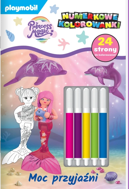Moc przyjaźni. Princess Magic. Numerkowe kolorowanki