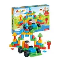 Klocki konstrukcyjne, Miasto, 50 el., 18m+, PolyM