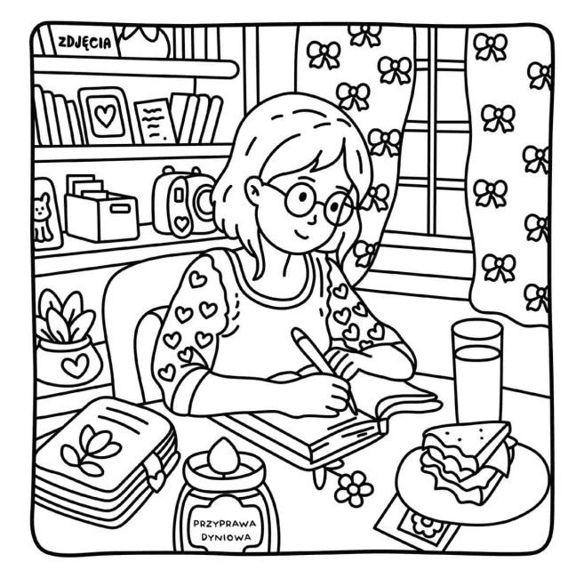 Cozy Girl Life. Przytulna kolorowanka o codziennych radościach