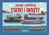 Poznaj i pokoloruj Statki i okręty
