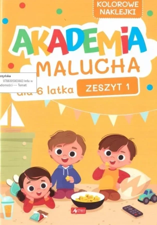 Akademia malucha dla 6-latka. Zeszyt 1