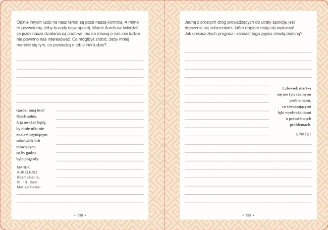 Stoicyzm. Przewodnik z ćwiczeniami pomocny w osiągnięciu spokoju w życiu codziennym