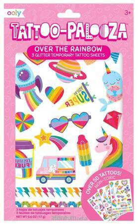Tatuaże Zmywalne Tattoo Palooza - Tęczowe