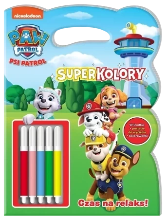 Czas na relaks. Psi Patrol. SuperKolory