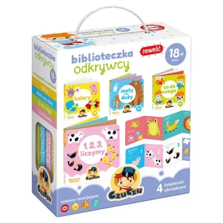 CzuCzu Biblioteczka Odkrywcy 18 mies.+