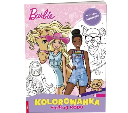 Barbie Kolorowanka według kodu KKO-1101