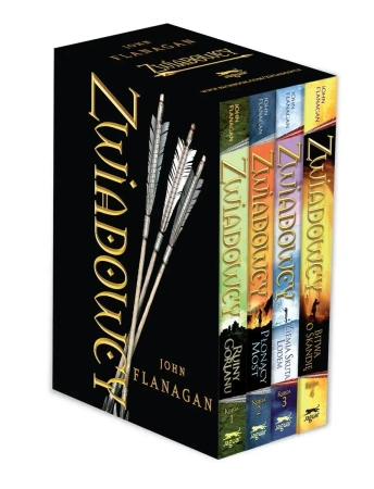 Pakiet John Flanagan: Zwiadowcy Tomy 1-4.