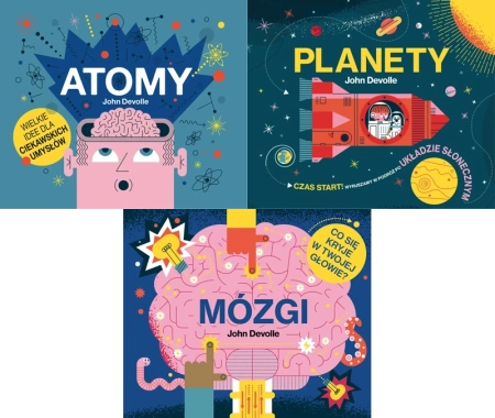 PAKIET Atomy, Planety, Mózgi