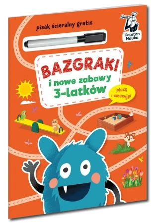 Bazgraki i nowe zabawy 3-latków. Kapitan Nauka. Bazgraki