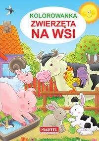 Zwierzęta na wsi. Kolorowanka