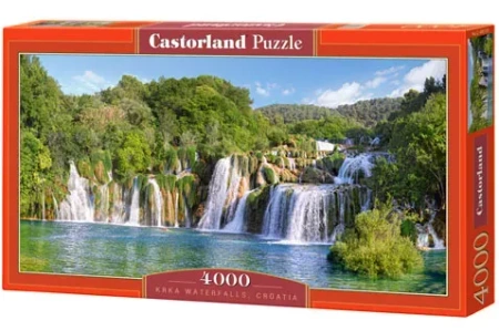 Puzzle 4000 Wodospady Krka - Chorwacja CASTOR