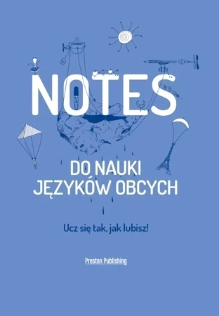Notes do nauki języków obcych (niebieski)